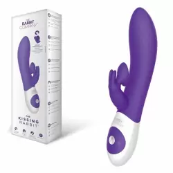 Многофункциональный вибратор The Kissing Rabbit - фиолетовый
