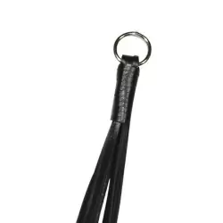 Мини плеть с фиксацией на палец Zado Leder-Fingerpeitsche - черный