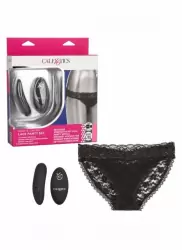Трусики с вибратором для стимуляции клитора Remote Control Panty Set L/XL: 12 режимов работы, АБС/силикон