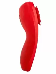 Носимый вибростимулятор-вкладка Magic Motion Funtown Caleo, управление с приложения, силикон, красный