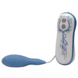 Виброяйцо Smile Funky - голубой