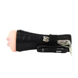 Мастурбатор ротик в футляре Pink Mouth с вибрацией – телесный