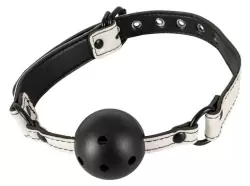 Кляп Bad Kitty Gag - черный с белым