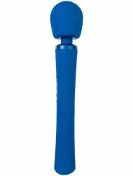 Мощный вибратор Fun Factory VIM VIBRATING WAND, 5 скоростей, силикон, синий