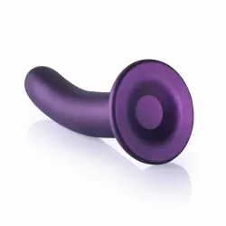 Гладкий фаллоимитатор Shots toys Smooth G-Spot, 17 см, силикон, фиолетовый