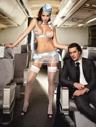 Игровой костюм Улетная Стюардесса - Diva Size
