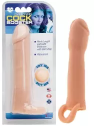 Насадка удлинитель и уплотнитель Cock Booster полая с подхватом мошонки