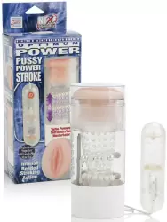 Вагина-мастурбатор Deluxe Optimum Power - Pussy Power Stroker – белая