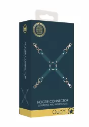 Фиксатор для БДСМ-игр из искусственной кожи Ouch Halo - Hogtie Connector - Green