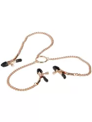 Зажимы для сосков и половых губ с цепью Entice Triple Intimate Clamps