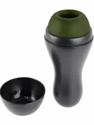 Мастурбатор Evolved Kingpin, в тубе, черный с зелёным