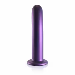 Гладкий фаллоимитатор Shots toys Smooth G-Spot, 17 см, силикон, фиолетовый