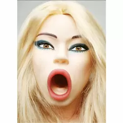 Кукла надувная на коленях Bree Olson с вибрацией