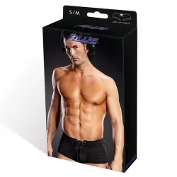 Черные боксеры BlueLine на шнуровке – S/M