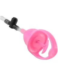 Вакуумная помпа Vibrating Mini Pussy Pump с вибрацией – розовый