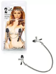 Регулируемые клипсы для сосков Adjustable Nipple Clips – серебристый