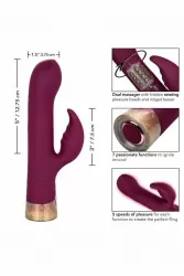 Вибратор-кролик STARSTRUCK AFFAIR: 21.5 см, 17 режимов работы, АБС/силикон