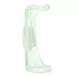 Насадка стимулирующая Vibrating Cock Sling с вибрацией – прозрачная