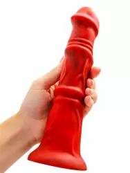 Необычный фаллоимитатор TOYFA Monster Rex, 24,5 см,8 режимов, силикон