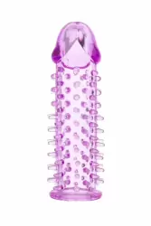 Увеличивающая насадка с шипами TOYFA - фиолетовый