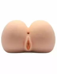 Реалистичный мастурбатор Baile Crazy Bull Busty Butt, вагина-анус, 16,6 см, 5 скоростей, телесный