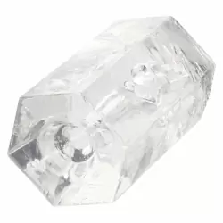 Оригинальный мастурбатор OLIVIA с внутренним рельефом в виде женского тела, 9,5 см, ТПЕ, прозрачный