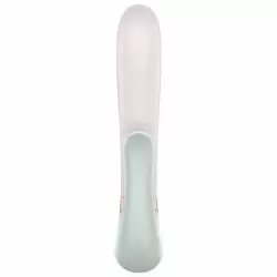 Вибратор-кролик Heat Wave с функцией нагрева (мятный)