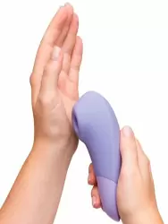 Компактный стимулятор клитора Womanizer Enhance, технология Pleasure Air, 15,8 см, сиреневый