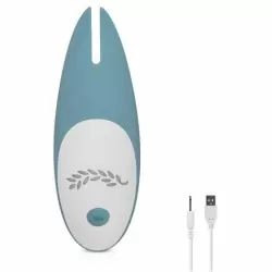 Клиторальный вибратор The Tulip Clitoris Vibrator: 12 см, 10 режимов работы, АБС/силикон