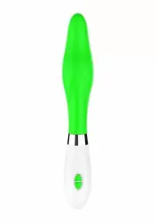 Оригинальный вибратор Athamas, 22.5 см, 10 скоростей, силикон, салатовый