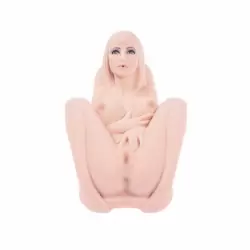 Привлекательная мини секс кукла Hera 3+ с вибрацией, ротацией и звуком – телесный