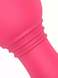 Интерактивная вибропробка One-DC Axel, 10 см, 9 режимов, силикон, розовый