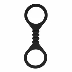 Оковы для рук и ног из силикона, маска на глаза из полиэстера Me You Us Bound To Please Blindfold Wr