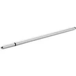 Электростимулятор уретры Thin Finn удлиненный – серебристый