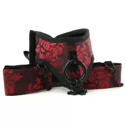 Игровой набор Scandal Posture Collar with Cuffs ошейник с наручниками