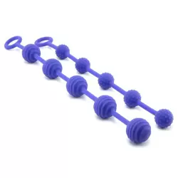 Набор анальных шариков Posh Silicone “O” Beads фиолетовый