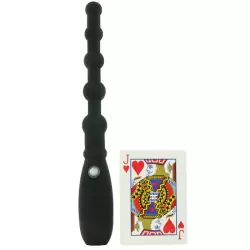 Анальная цепочка с вибрацией Booty Call Booty Flexer – черный