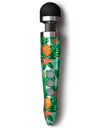 Мощный вибратор Doxy Die Cast 3R, 28 см, силикон, принт Ананасы