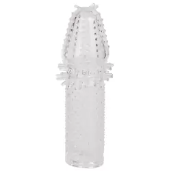 Насадка закрытая Super Strech Sleeve силиконовая – прозрачная