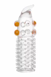 Насадка TOYFA с шариками - прозрачный