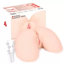 Hanna Onahole 002 Real Hips Мастурбатор полуторс с двойным слоем с вибрацией