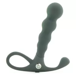 Массажер простаты Embrace Beaded Probe перезаряжаемый – серый