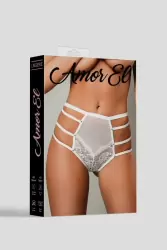 Трусики с высокой посадкой, Amor El, размер М, белые