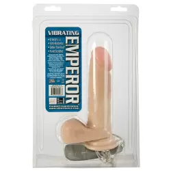 Фаллоимитатор на присоске с вибрацией Vibrating  Emperors 6