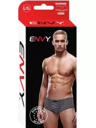 Черно-белые хипсы в полоску, трусы мужские - L/XL