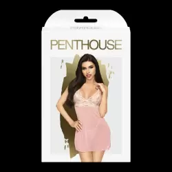Пеньюар Penthouse Bedtime story rose (S/M) в комплекте с трусиками