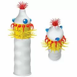 Презерватив Luxe «Контрольный выстрел» со стимулирующими усиками и шариками - 1 шт