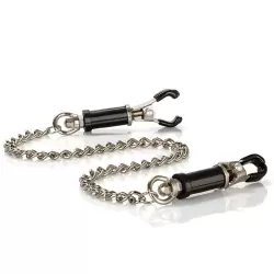 Зажимы на соски Superior Nipple Clamps с цепочкой, 6,3 см, серебристые