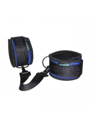 Неопреновые оковы Sitabella на липучках – синий с черным