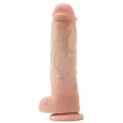 Фаллоимитатор-реалистик с мошонкой 11 Cock with Balls на присоске – телесный